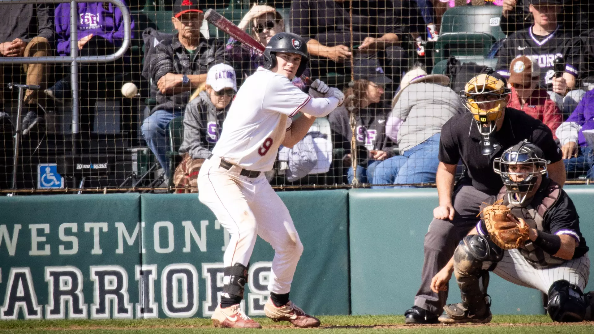 Bollengier hitting for baseball warriors