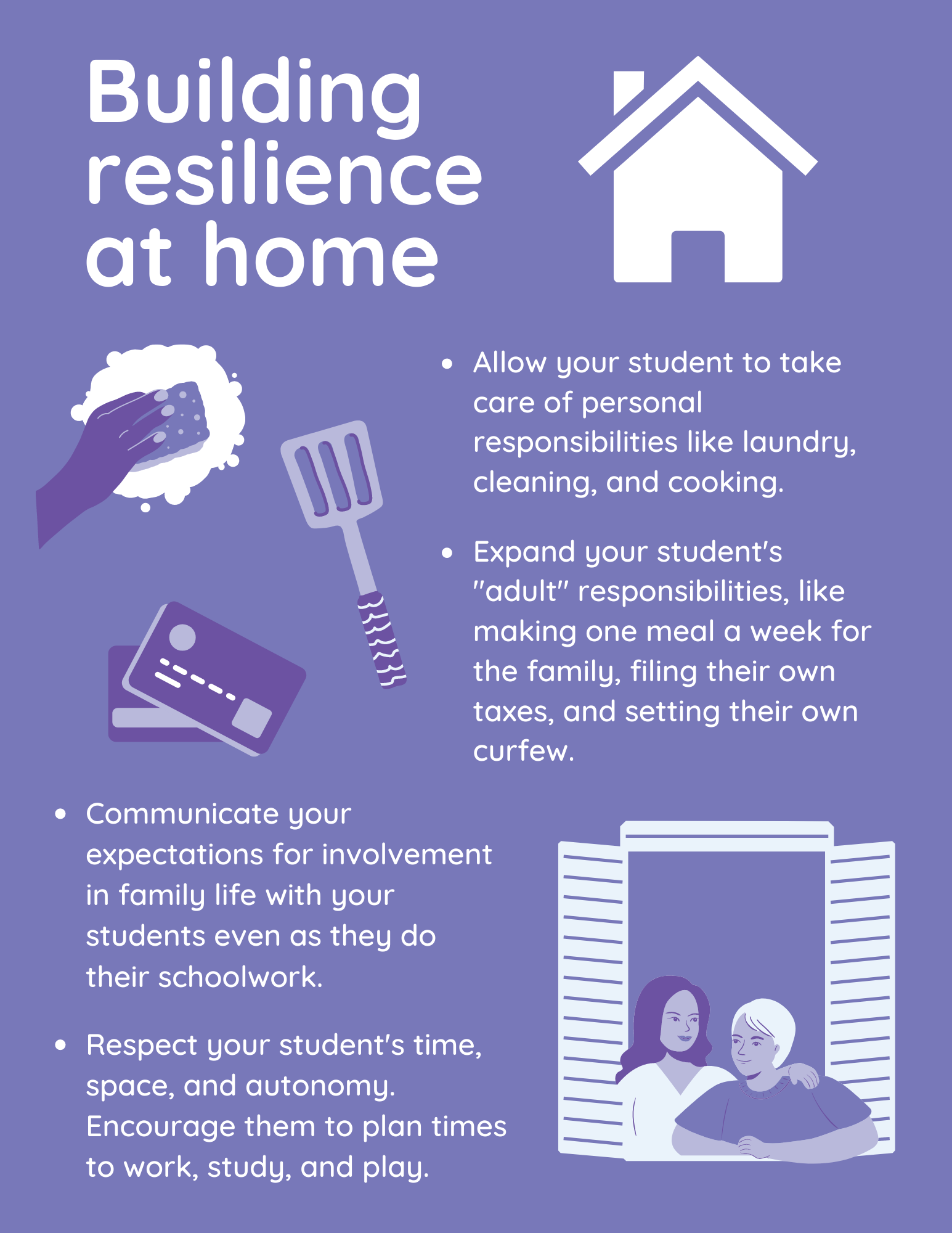 Building resilience at home 