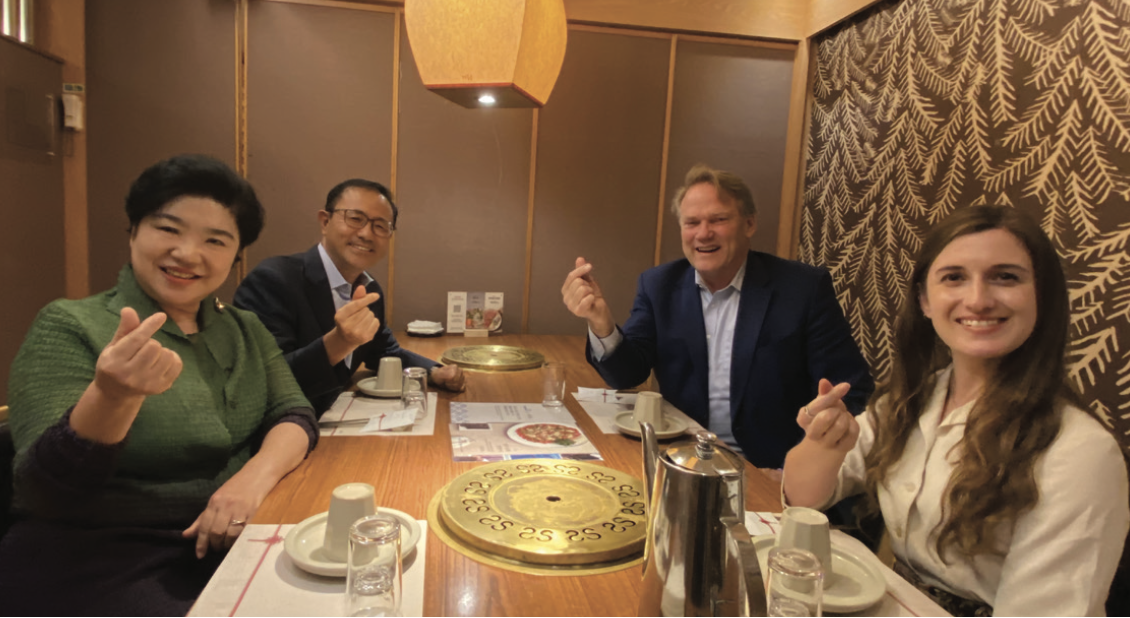President Gayle Beebe Dinner in South Korea