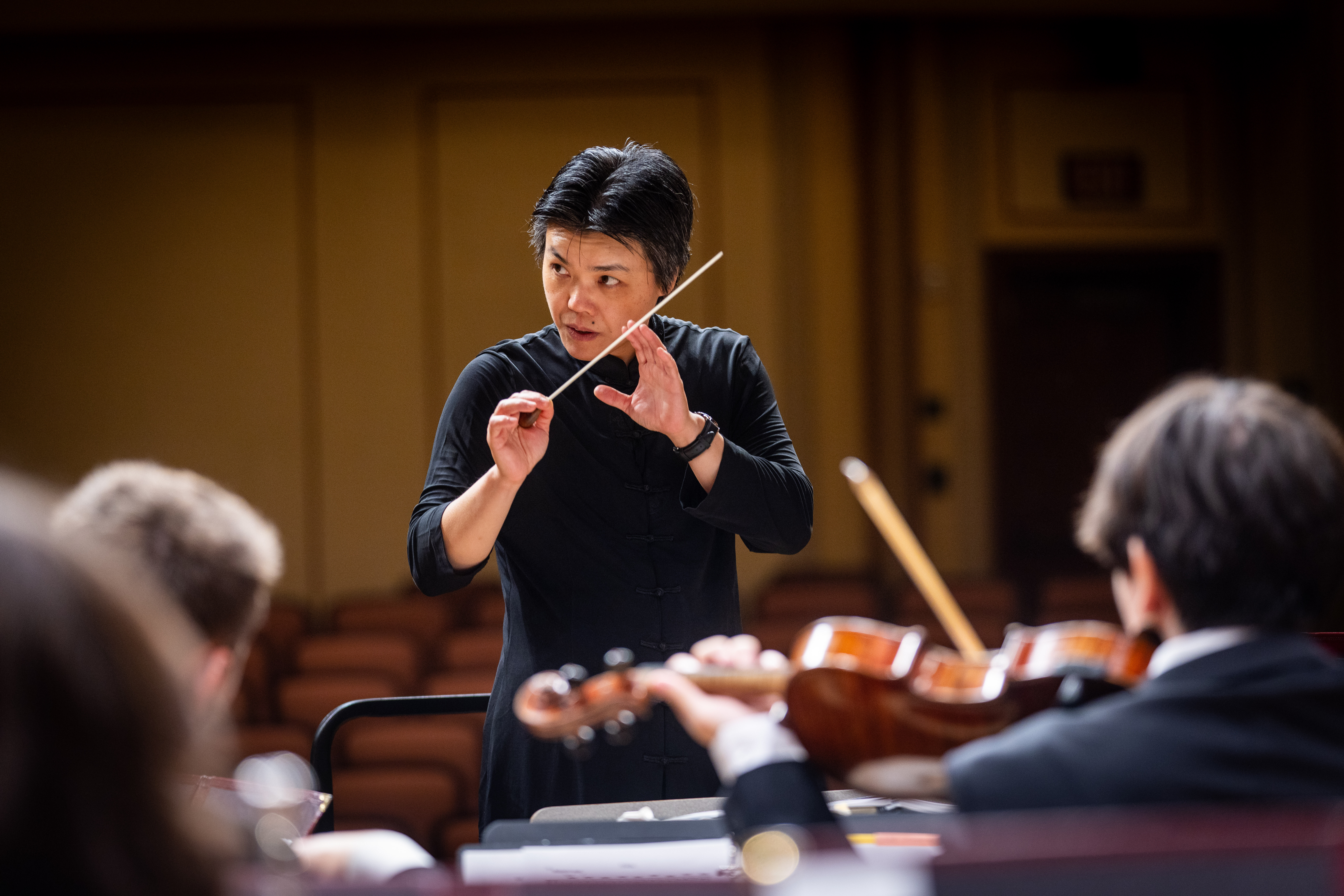 Westmont Conductor Conducting Orchestra