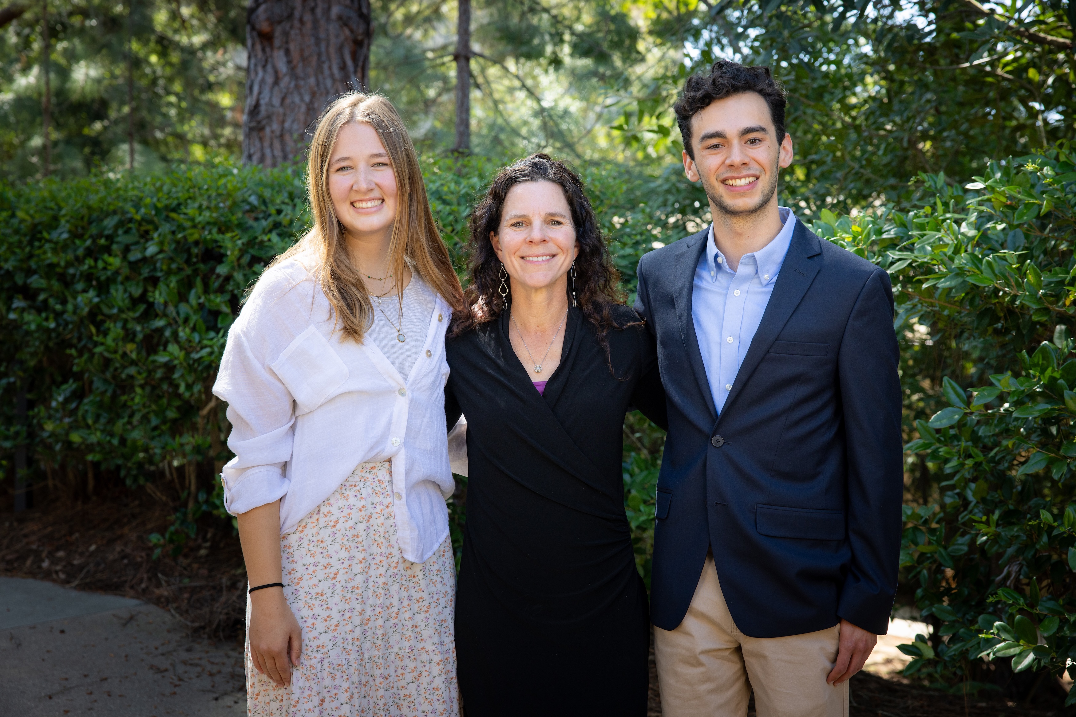Kate Robinson (left), Angela D’Amour and Andreas Olvera