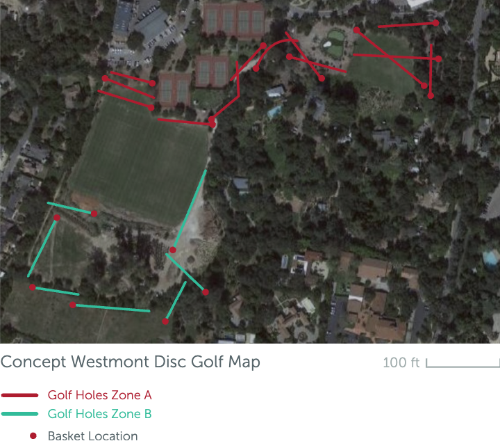 Will Wiersma's Disc Golf Course Map