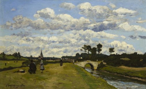 Henri-Joseph Harpignies' "The Stream at Saint-Privé"