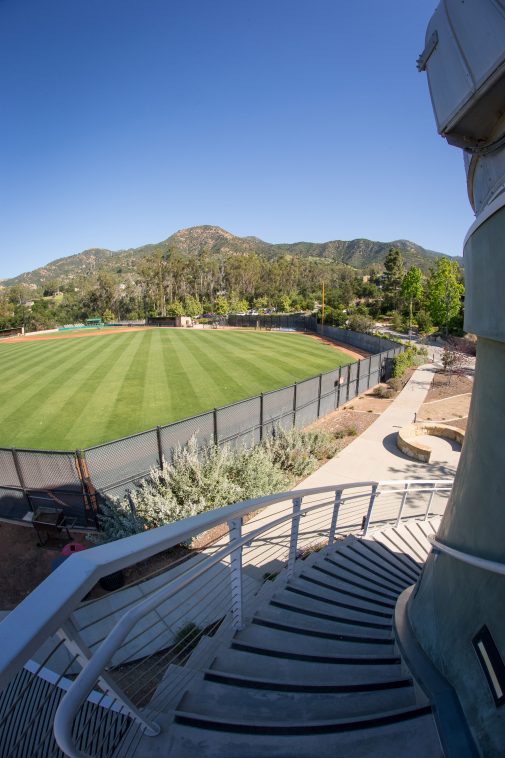 Westmont Observatory overlooking Carr Field