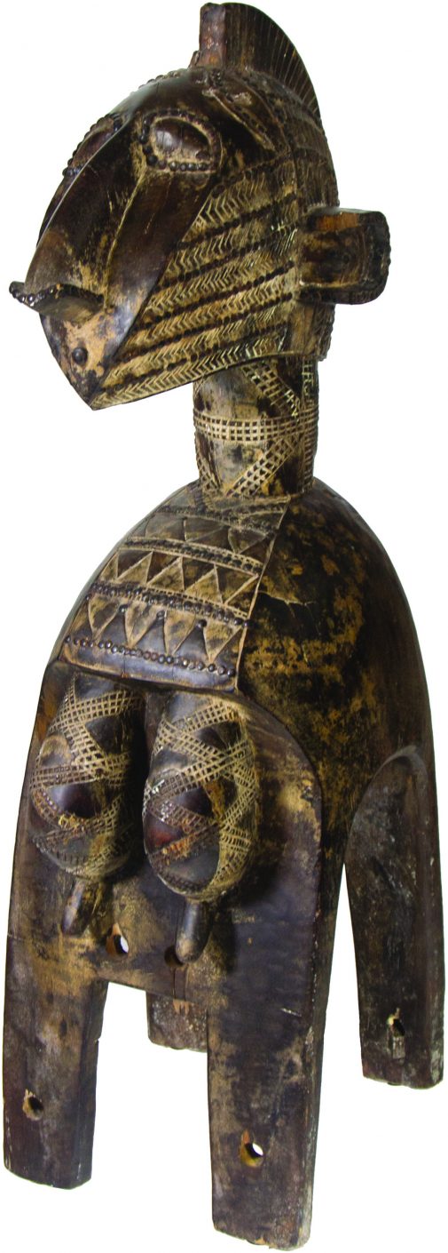 Guinea, Baga artist, Headdress (Nimba, D’mba, or Yamban), Wood, 19th - 20th century 