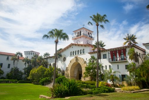The Sunken Gardens at the Santa Barbara Court House