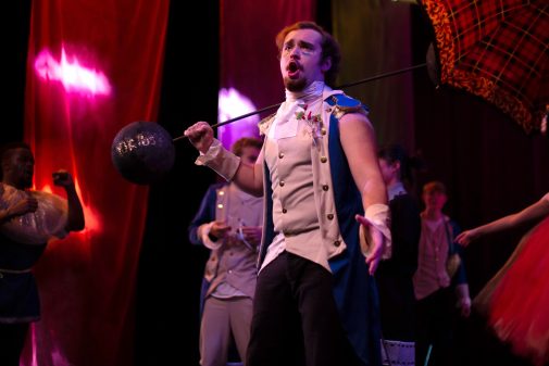 Senior Justin Sharp, baritone, plays Sargent Bellcore