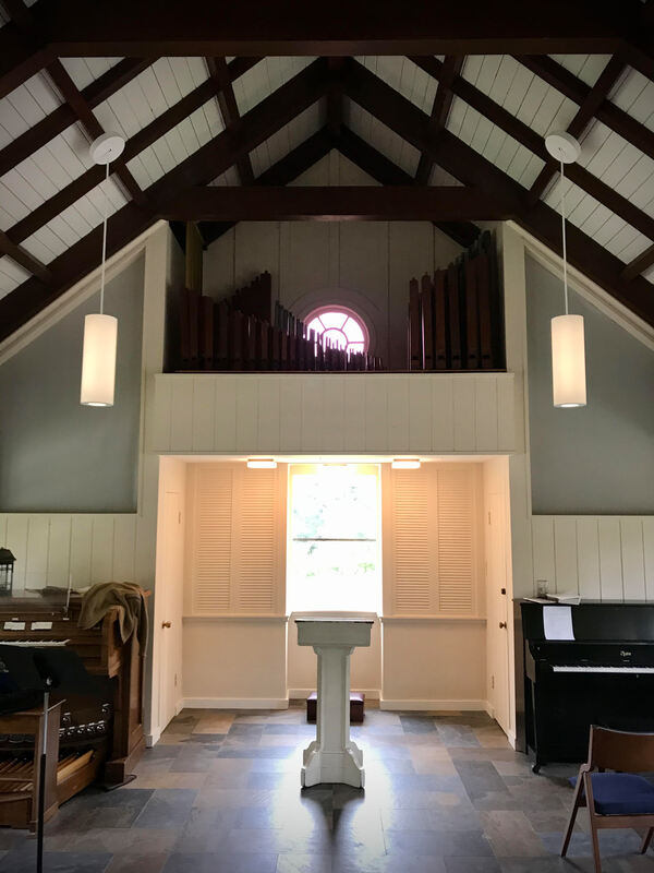 Prayer chapel empty window