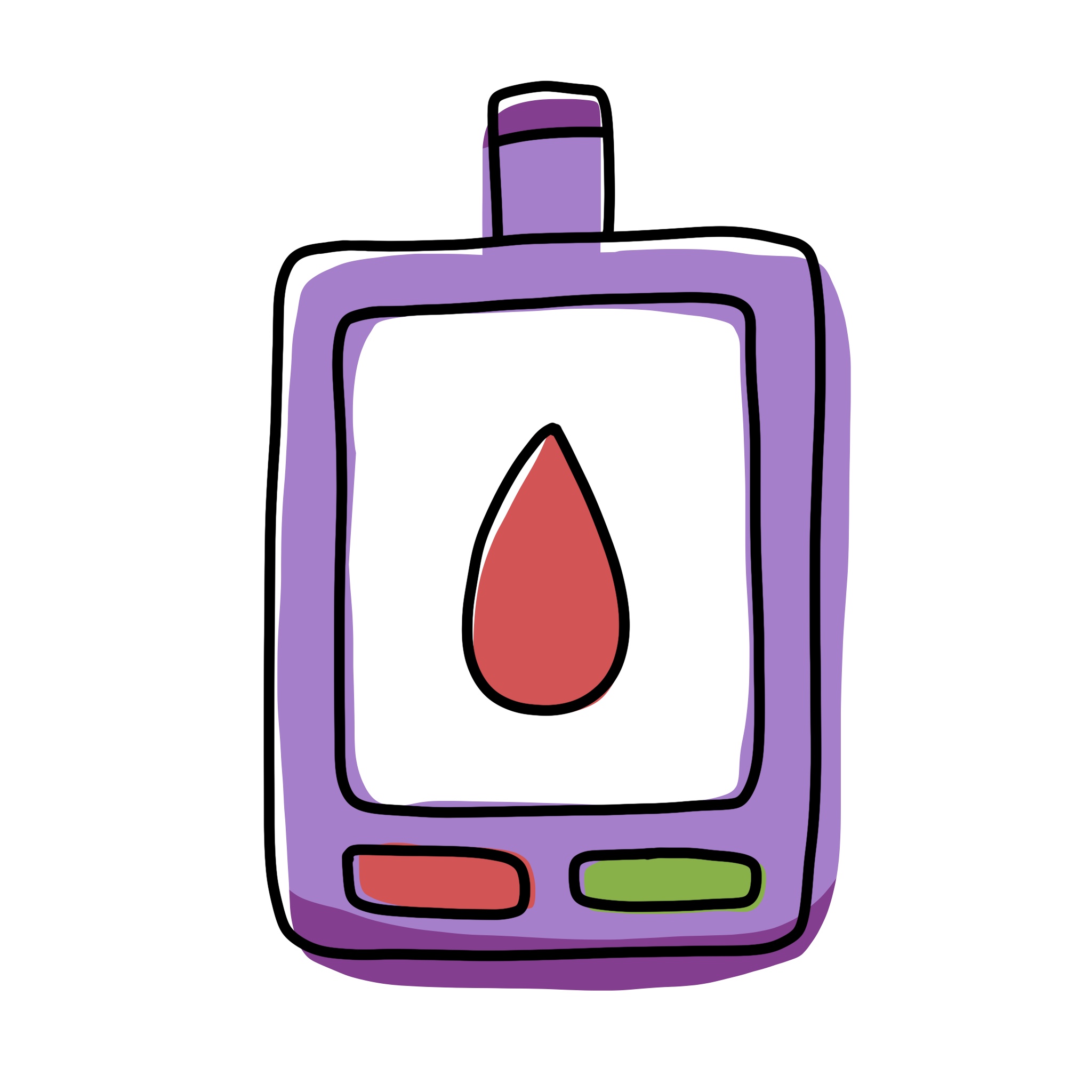 illustration of an insulin pump