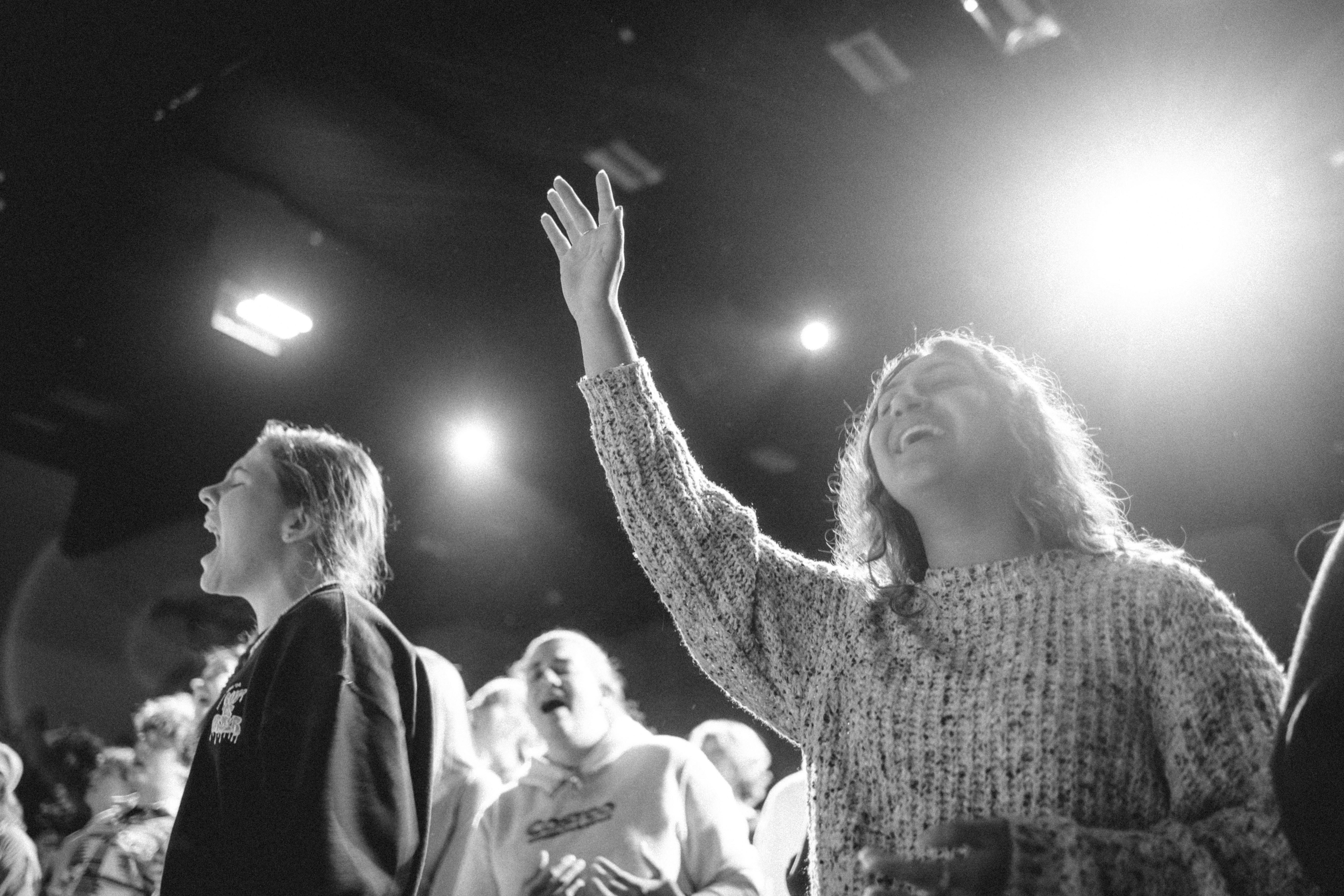 westmont students worshiping