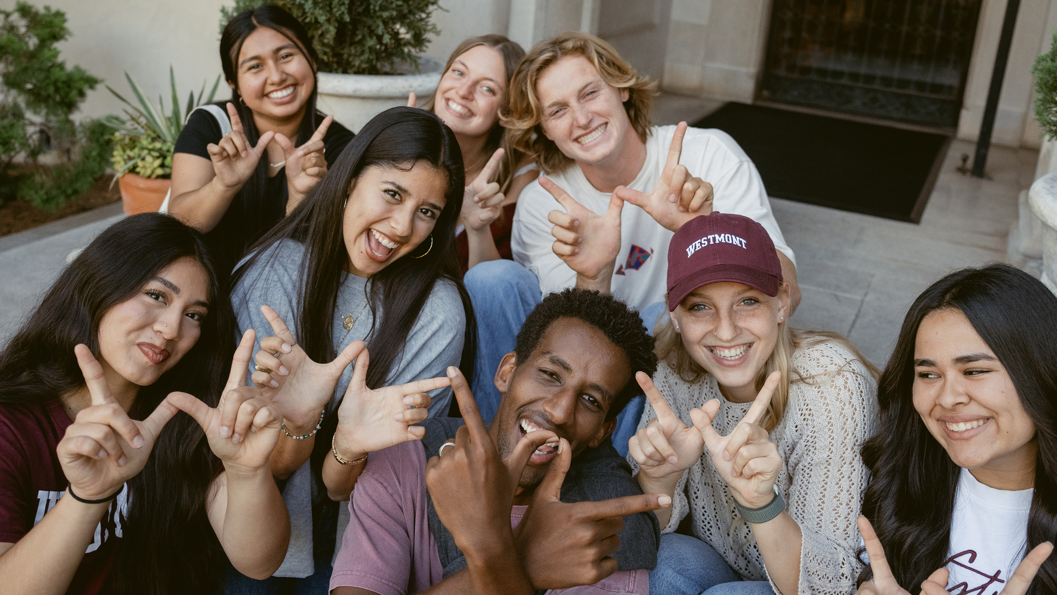 westmont students showing warrior pride