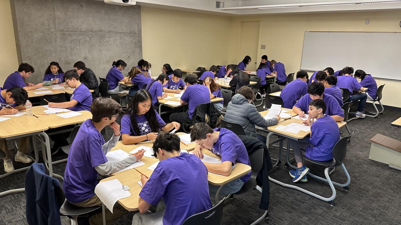 Math field day at Westmont