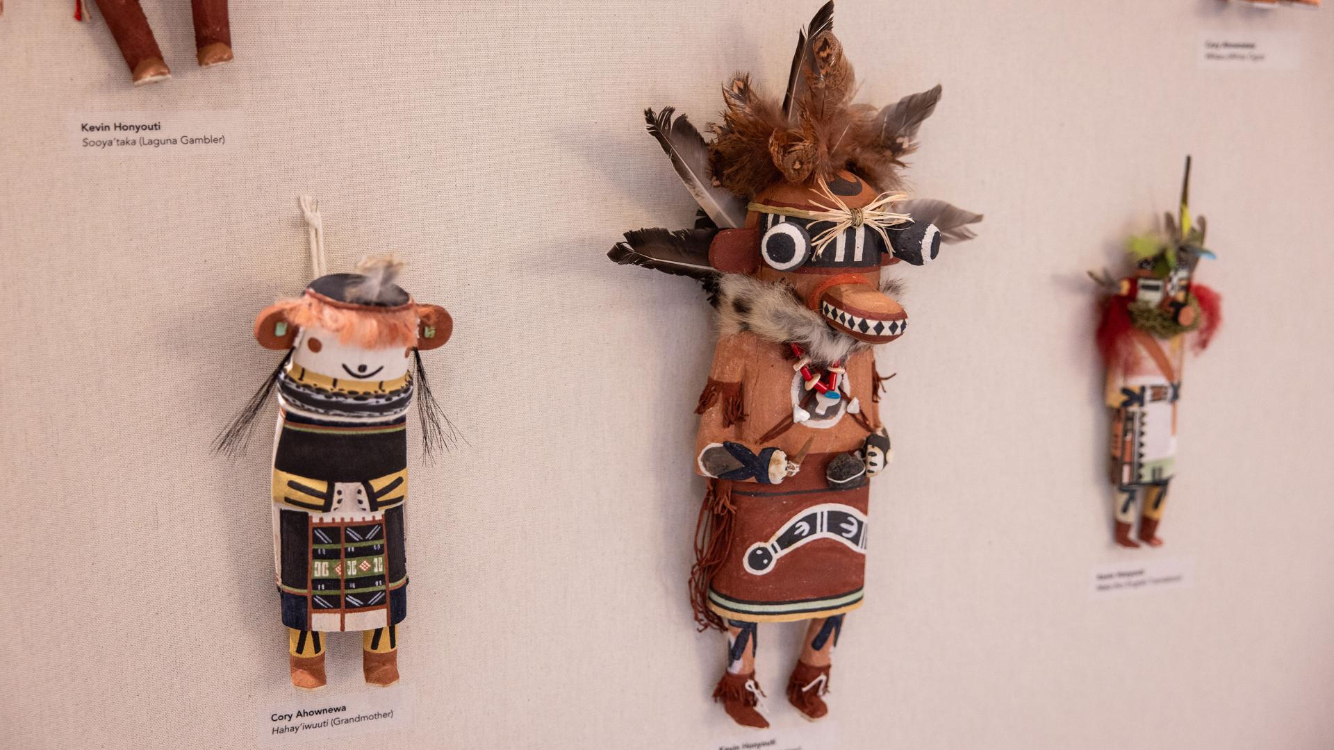 Hopi Katsina Dolls in the exhibition