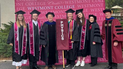 Physics-grads-commencement