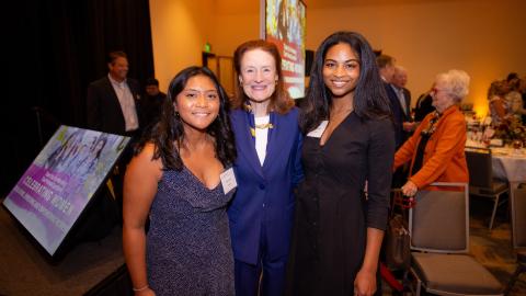 Henrietta Fore and guests.