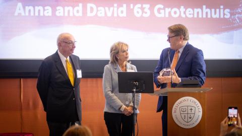 David and Anna Grotenhuis with Gayle D. Beebe