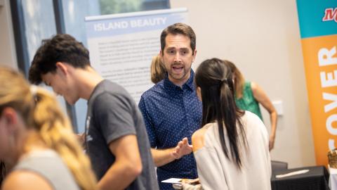 westmont students at 2025 career cafe
