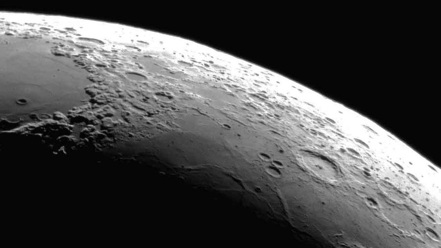 Crescent Moon by Keck Telescope