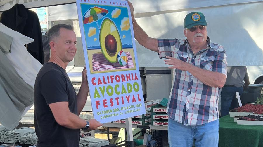 Scott Anderson Avocado Festival Poster