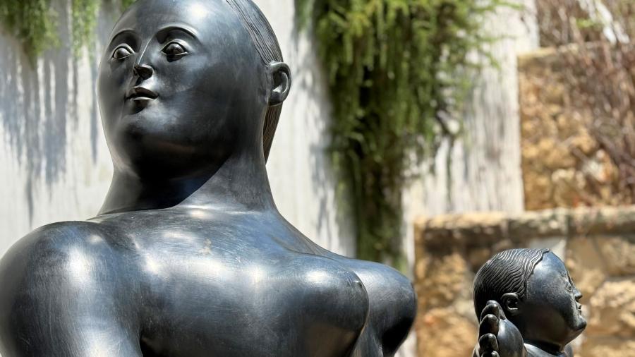 Botero’s voluptuous artwork "Maternity"