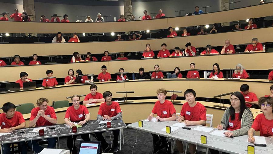 Math Field Day in the Darling Foundation Lecture Hall