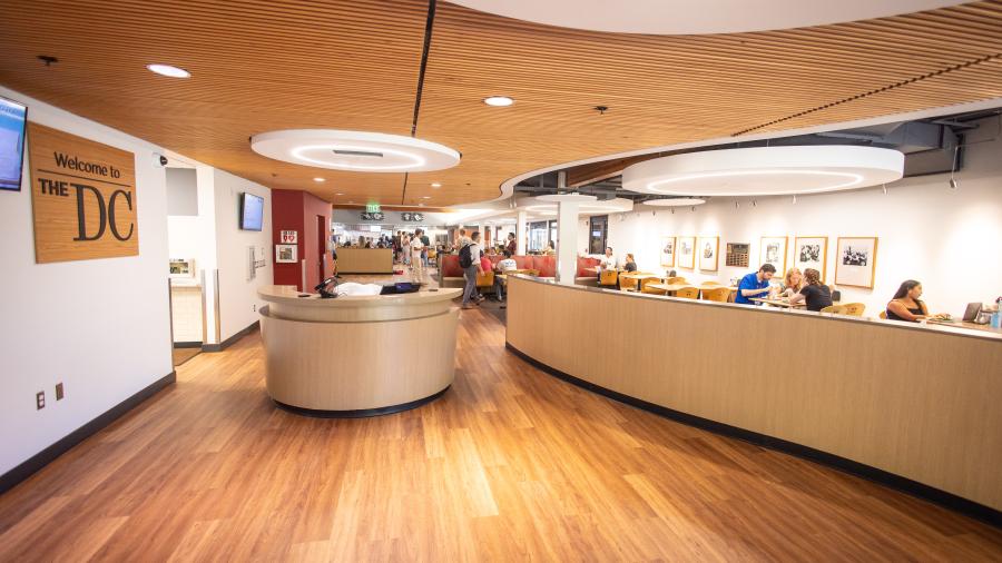 Entryway to the new Dining Commons