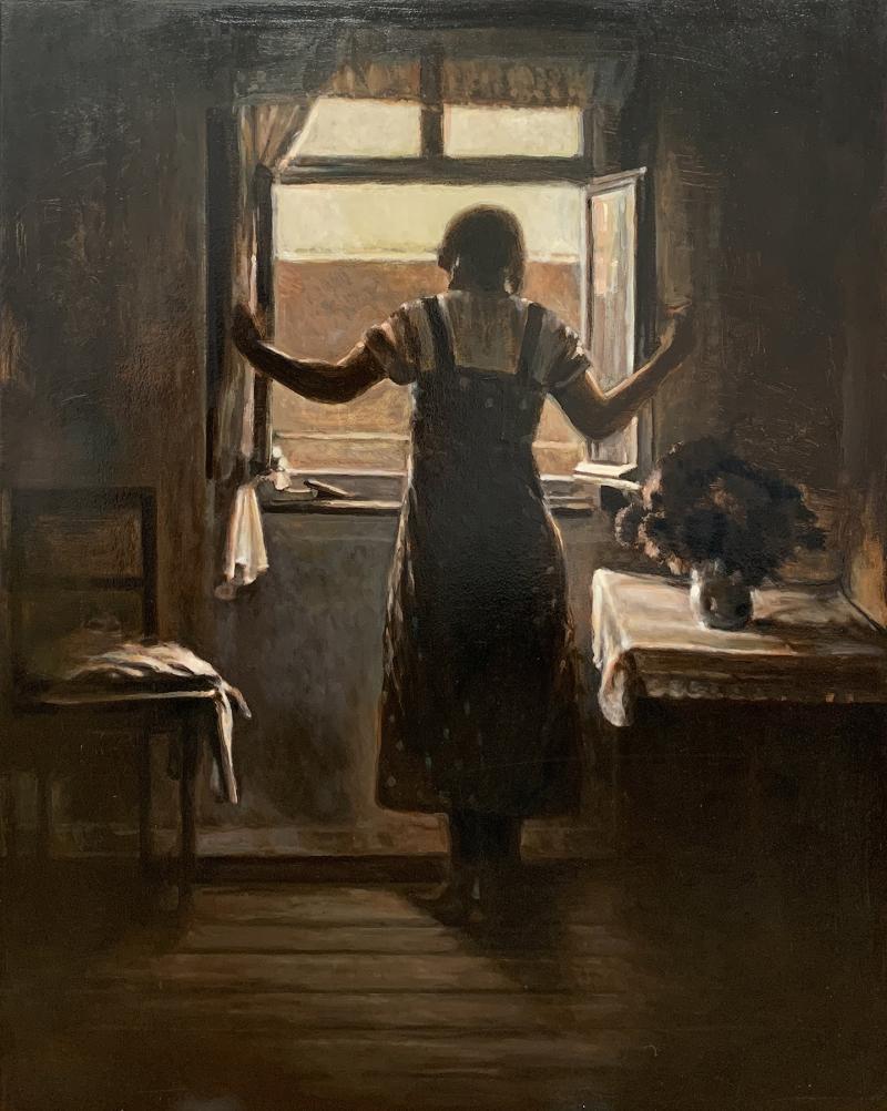 Lawrence Gipe - Woman and Window