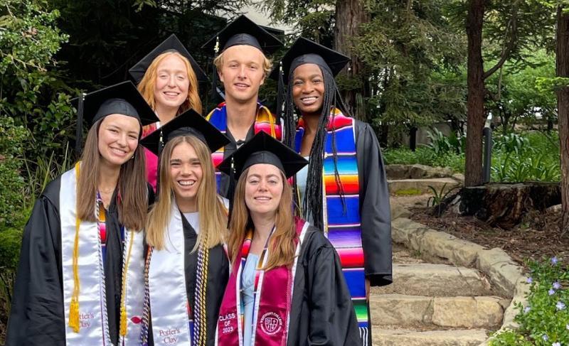 westmont spanish major graduates group photo