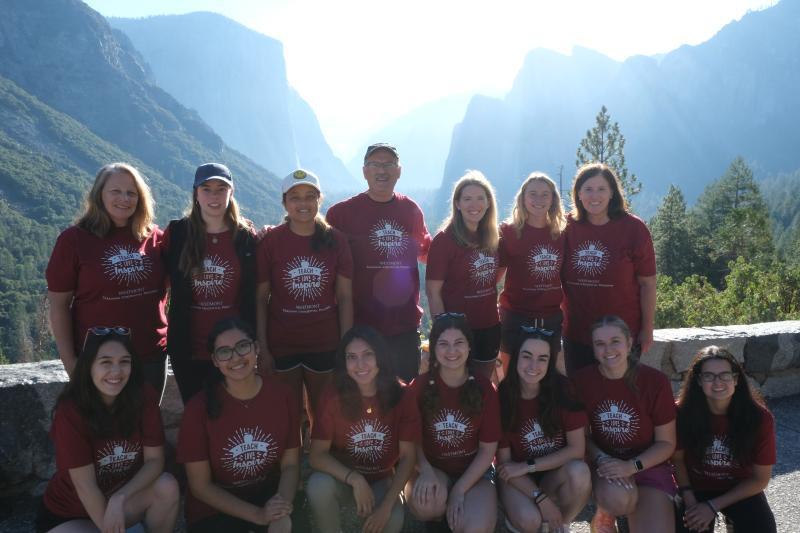 Westmont Credential Program Cohort Picture in Yosemite