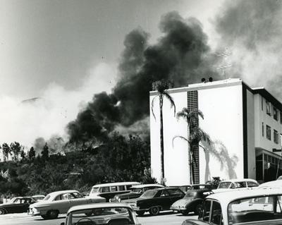 The Coyote Fire next to Westmont