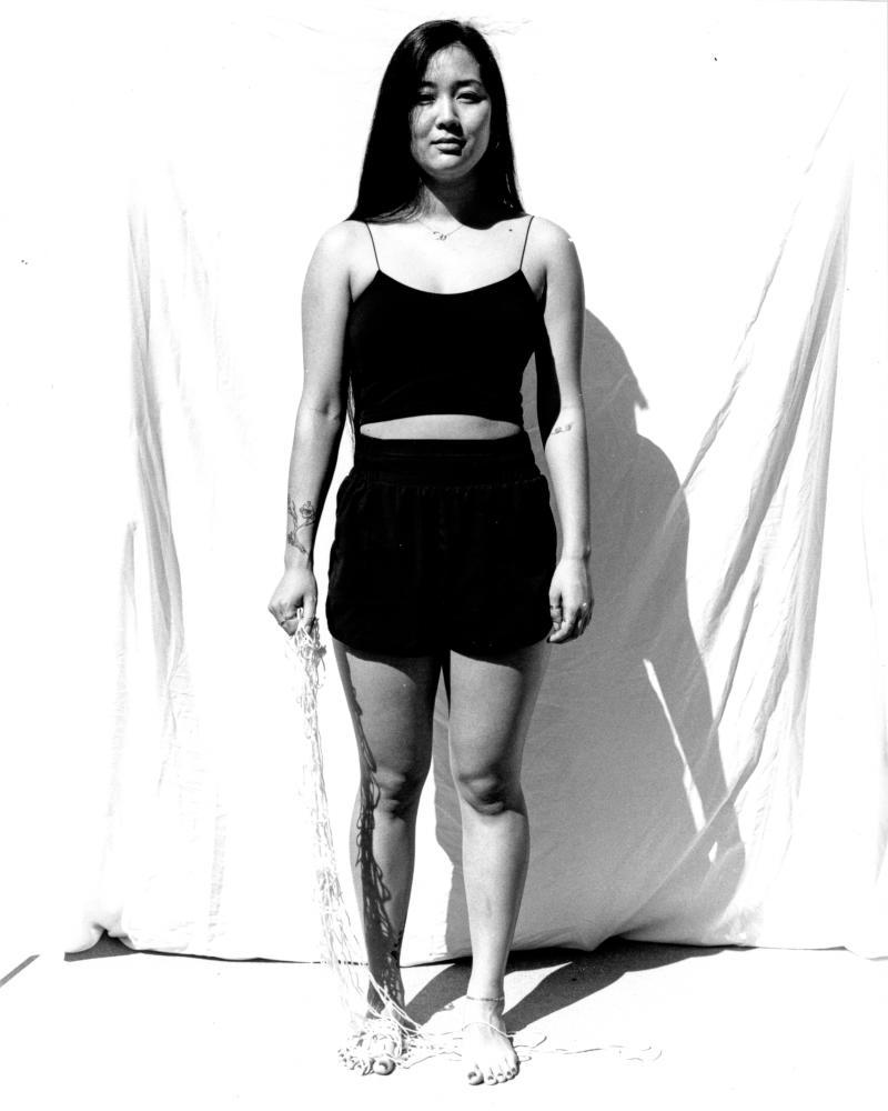 photo of figure standing