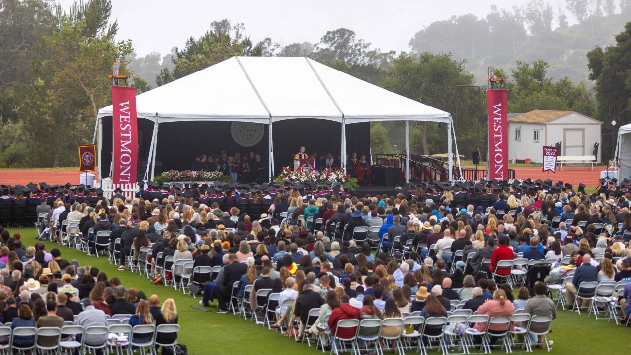 Commencement Wide Shot from 2024