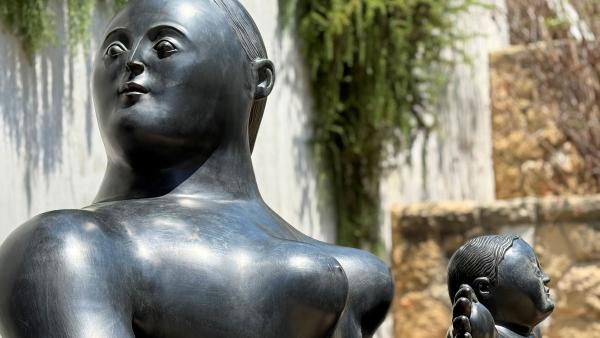 Botero’s voluptuous artwork "Maternity"