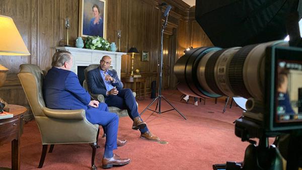 President Gayle D. Beebe engages in a Compelling Conversation with Goodie Goodloe