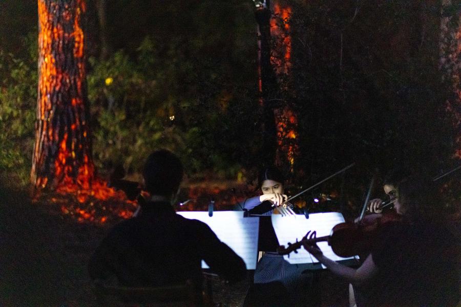 A quartet premiered Agua Quemado (burnt water)