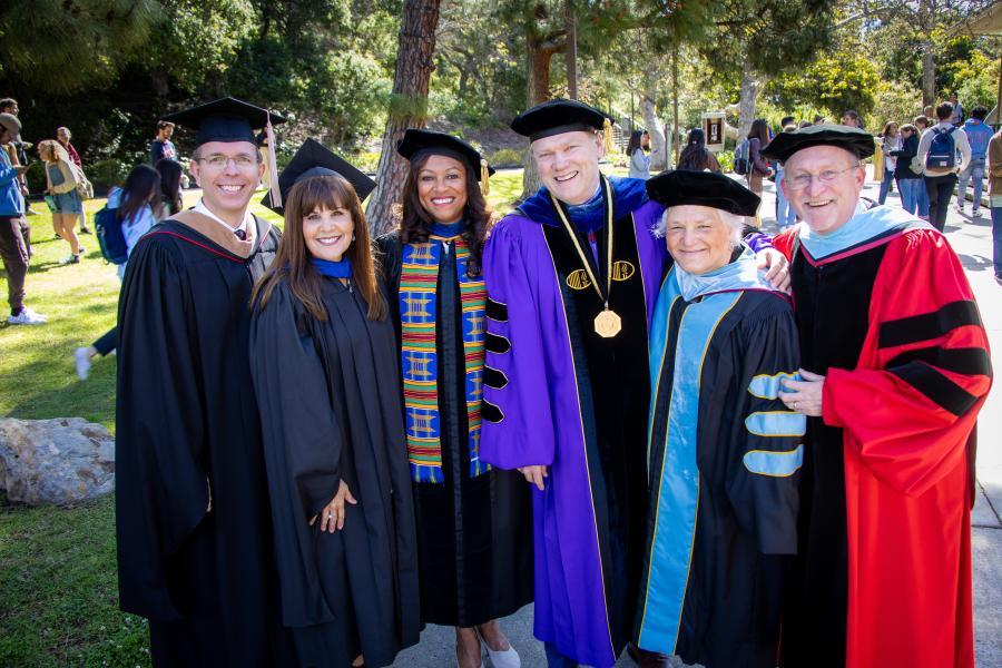 Provost Kim Denu with the Westmont Executive Team