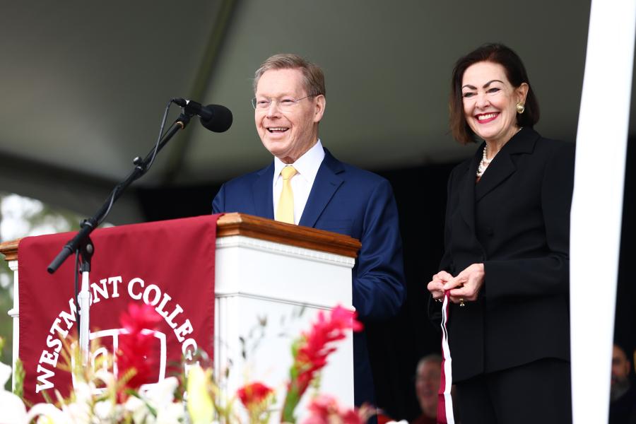 Westmont Medal winners Bill and Nancy Kimsey