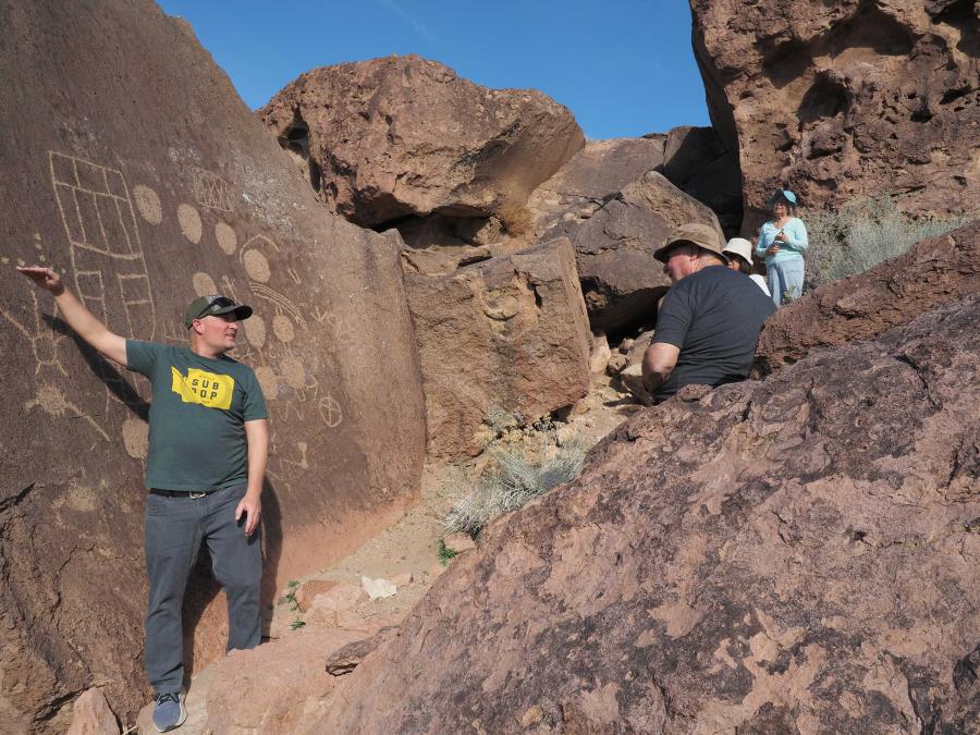 Chris Rupp Explains the meaning of the Petroglyph 