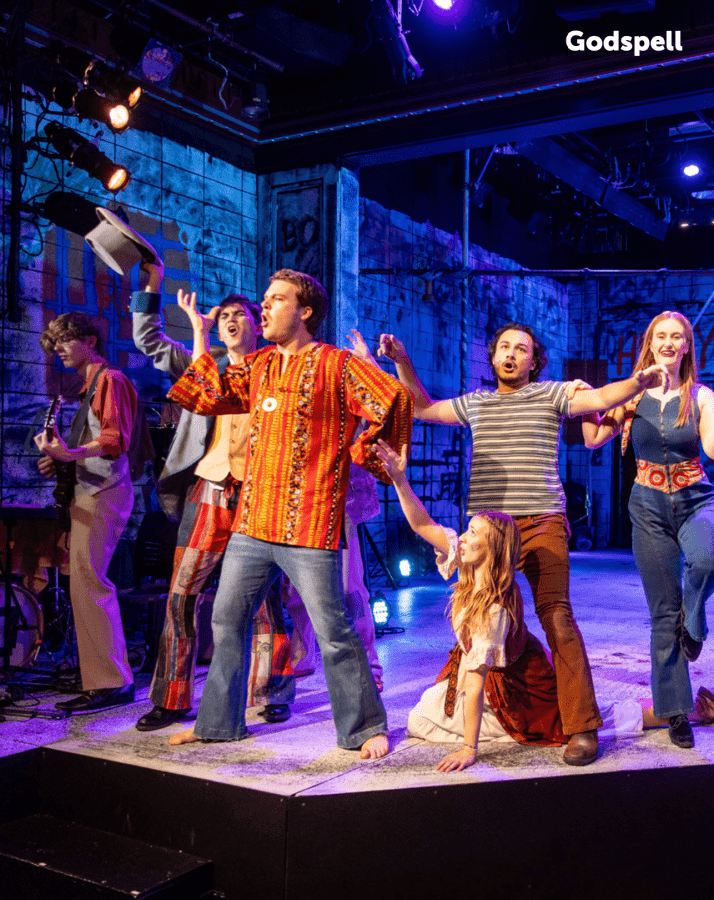 Godspell for Creative Arts Score Praise Magazine Spring 2024