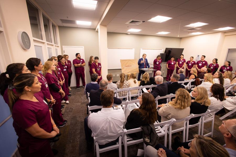 Westmont Downtown Grotenhuis Nursing Dedication 