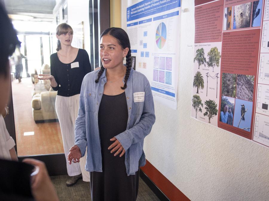 Emma Bustamante talks about woodpeckers