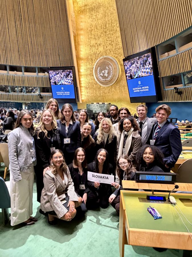National Model United Nations conference with Westmont students