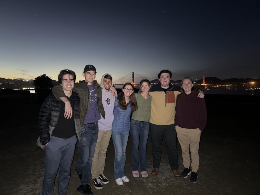 Westmont Math Students and Golden Gate Bridge