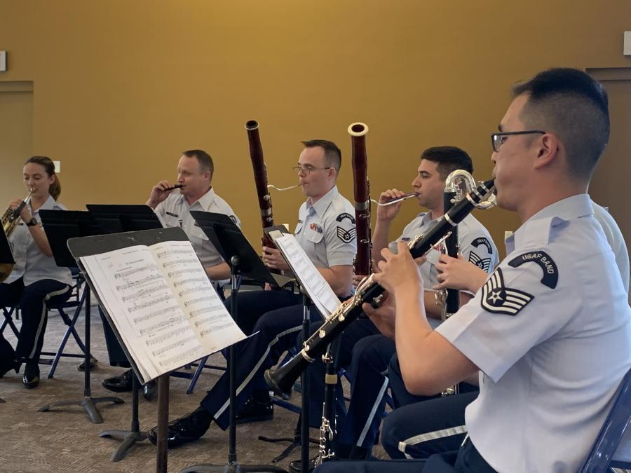 The United States Air Force Band of the Golden West Winds woodwind dectet