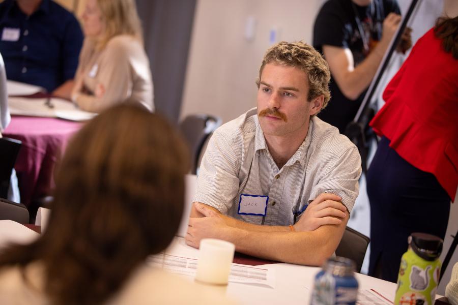 Westmont Center for Dialogue and Deliberation Facilitator Jack Van den Huevel