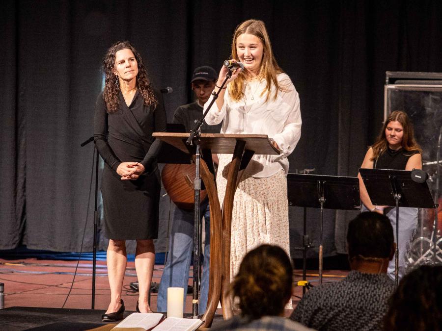 Kate Robinson Speaks at Chapel 