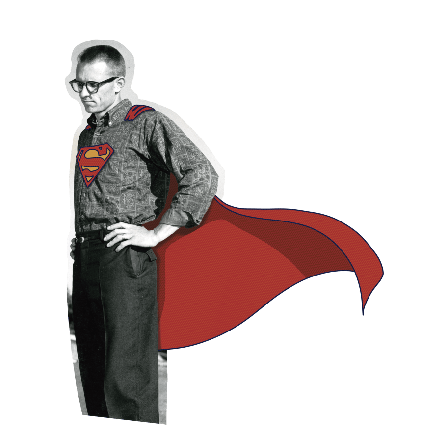 Jim Klein superman illustration