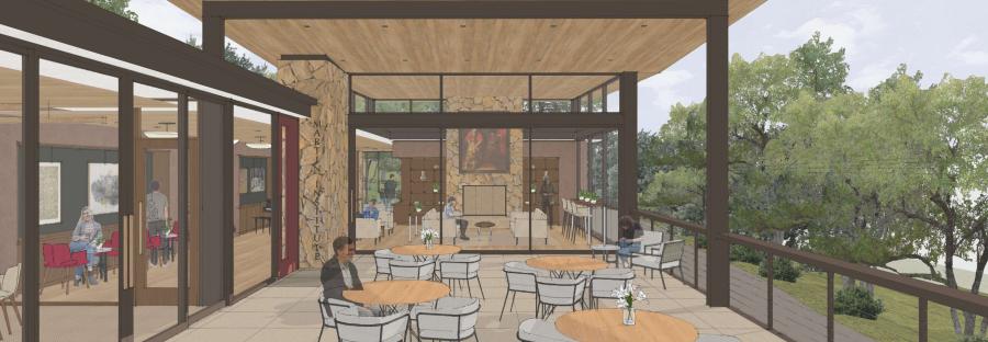 The Deck of the Martin Institute Center