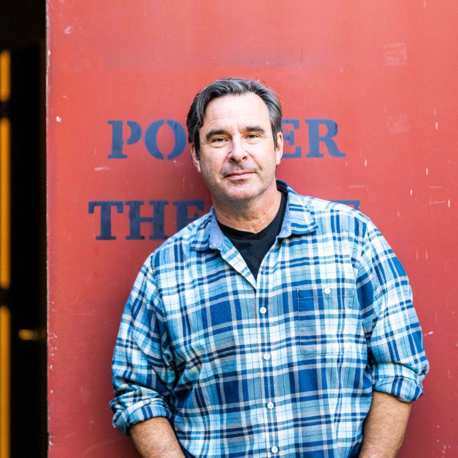 Mitchell Thomas Outside Porter Theater