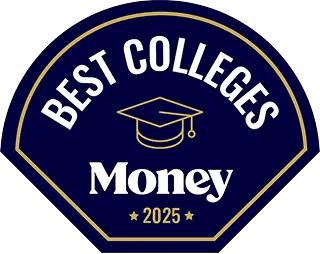 Money's Best Colleges 2025 logo